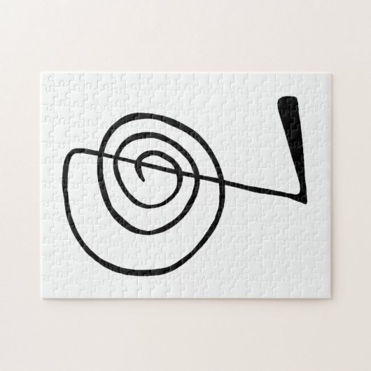 Reiki: Cho Ku Rei: Das Power-Symbol Puzzle (Horizontal)