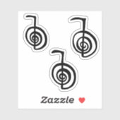Reiki: Cho Ku Rei: Das Power Symbol Sticker Pack (Blatt)