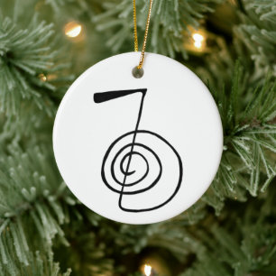 Reiki: Cho Ku Rei: Das Symbol Power Keramik Ornament