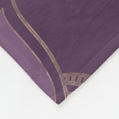 Reiki Cho Ku Rei - Pastell und Gold Fleecedecke (Ecke)