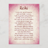 Reiki Connection Gedicht art Postkarte (Vorderseite)