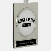 Reiki Designs Banner-Ornament Silber (Rechts)