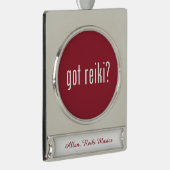 Reiki Designs Banner-Ornament Silber (Rechts)