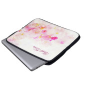 Reiki Diva Pink Blossom Laptop Fall Laptopschutzhülle (Vorne Knopf)