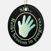 Reiki Energie-Handtür-Aufhänger Keramikornament (Links)