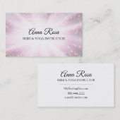 *~* Reiki Energie-heilende Schein-Strahlen Visitenkarte (Vorne/Hinten)