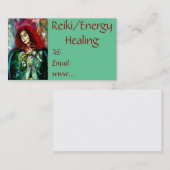 Reiki/Energie-heilende Visitenkarte (Vorne/Hinten)