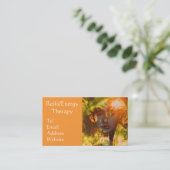 Reiki/Energie-Therapie-Visitenkarte Visitenkarte (Stehend Vorderseite)