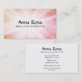 *~* Reiki Energiereserven-Rays Bursts Glitzern Visitenkarte (Vorne/Hinten)