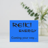 Reiki Energy, Kommen Sie... Postkarte (Stehend Vorderseite)