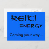 Reiki Energy, Kommen Sie... Postkarte (Vorne/Hinten)