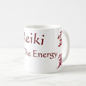 Reiki Feel Energie Kaffeetasse (VorderseiteRechts)