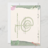 Reiki First Degree Einladung (Vorderseite)