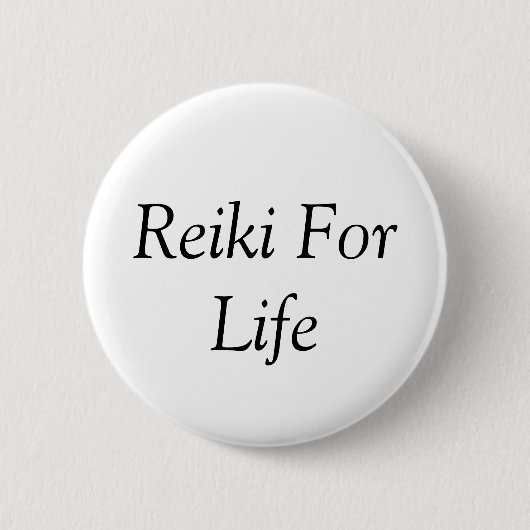 Reiki für das Leben Button (Vorderseite)