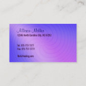 Reiki für Tier-Visitenkarten Visitenkarte (Rückseite)