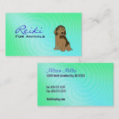 Reiki für Tier-Visitenkarten Visitenkarte (Vorne/Hinten)