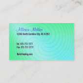 Reiki für Tier-Visitenkarten Visitenkarte (Rückseite)