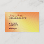 Reiki für Tier-Visitenkarten Visitenkarte (Rückseite)