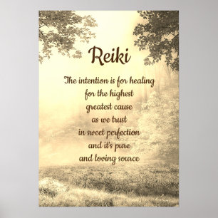 Reiki Geem Poster