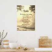 Reiki Geem Poster (Küche)