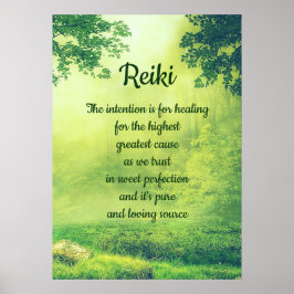 Reiki Geem Poster