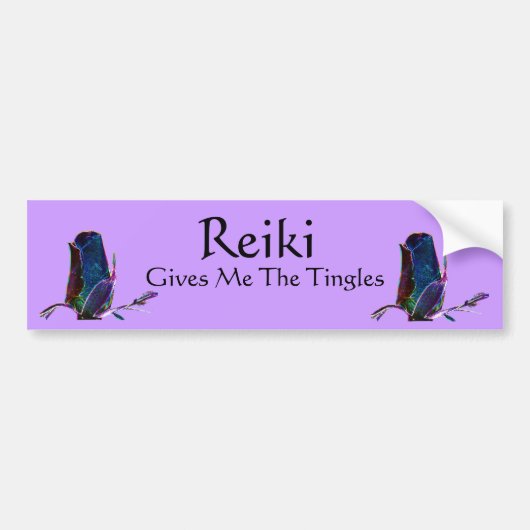 Reiki gibt mir die Tingles Autoaufkleber (Vorne)