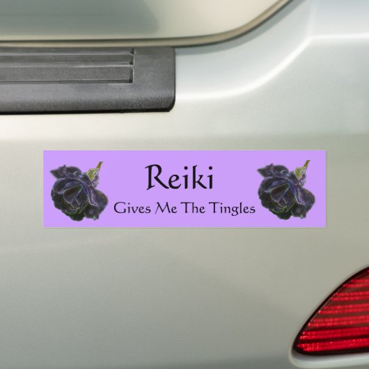 Reiki gibt mir die Tingles-Rose Autoaufkleber (Auf Auto)