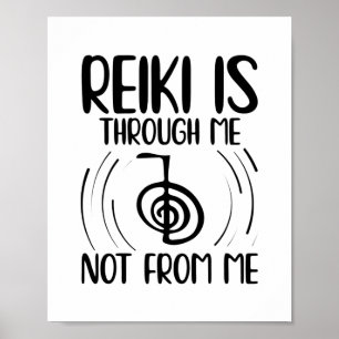 Reiki Gift Idea   Reiki Master Yoga Meditation Poster