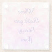 Reiki Glasuntersetzer (Rückseite)