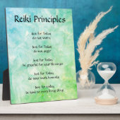 Reiki-Grundsätze Fotoplatte (Seite)