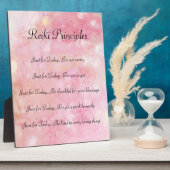 Reiki-Grundsätze Fotoplatte (Seite)