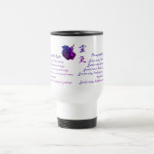 Reiki-Grundsätze nur für die heutigen Farben Reisebecher (Mittel)