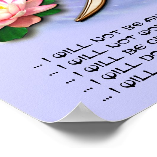 Reiki-Grundsätze Poster (Ecke)