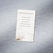 Reiki-Grundsätze, Rezepte Magnetische Visitenkarte (Beispiel)