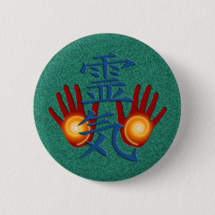Reiki Hände Button