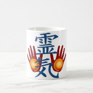 Reiki Hände Kaffeetasse