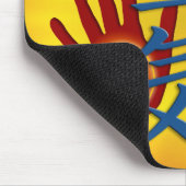 Reiki Hände Mousepad (Ecke)