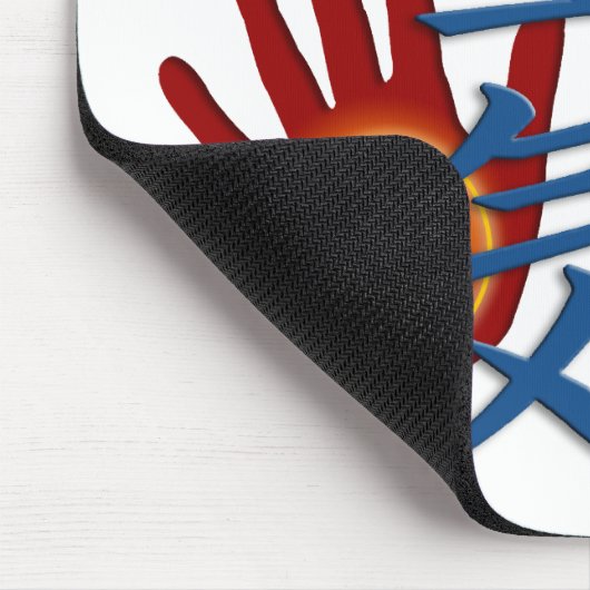 Reiki Hands | Erstellen Sie Ihren eigenen Hintergr Mousepad (Ecke)