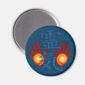 Reiki Hands Magnet (Vorderseite/Rückseite)