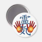 Reiki Hands Magnet (Vorderseite/Rückseite)