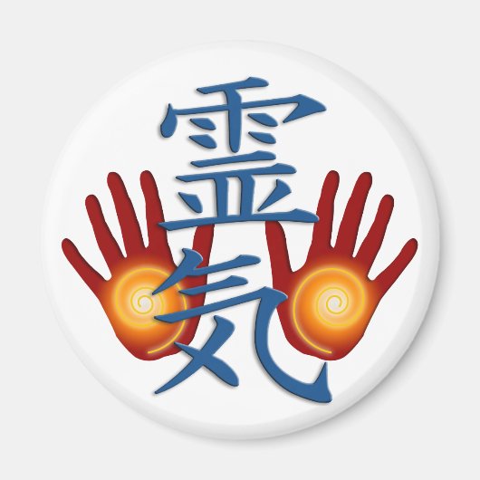Reiki Hands Magnet (Vorne)