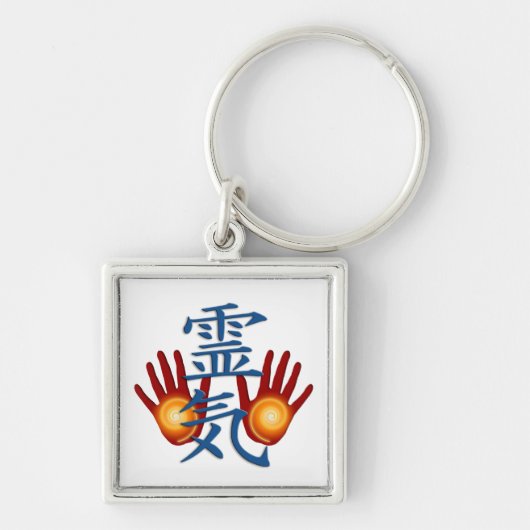 Reiki Hands Schlüsselanhänger (Vorne)
