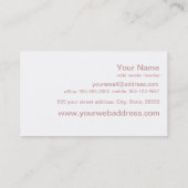 Reiki HandVisitenkarte Visitenkarte (Rückseite)