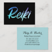 *~* Reiki Haupt-oder Praktiker-Energie-Heiler Visitenkarte (Vorne/Hinten)