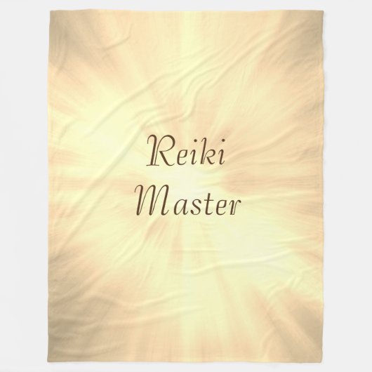 Reiki Hauptentwurf Fleecedecke (Vorderseite)