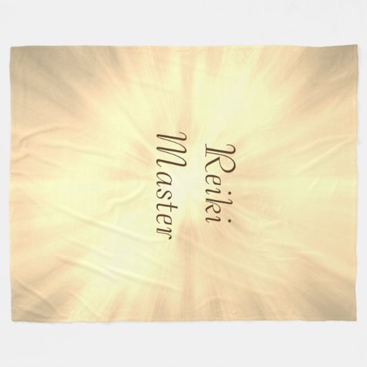 Reiki Hauptentwurf Fleecedecke (Vorderseite (Horizontal))
