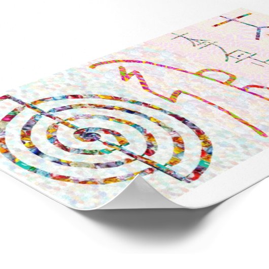 REIKI HEALING Chokuray ShayHayKi Distance Healer Poster (Ecke)