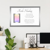 Reiki Healing Gedicht Art Design Poster (Heimbüro)