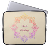 Reiki Healing Laptopschutzhülle (Vorderseite)