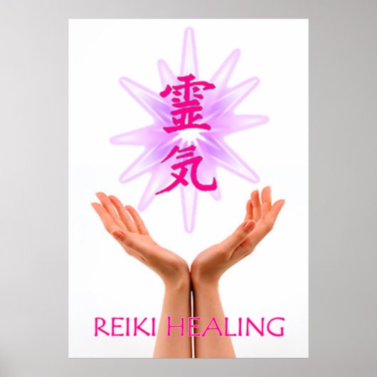 Reiki Healing Poster (Vorne)
